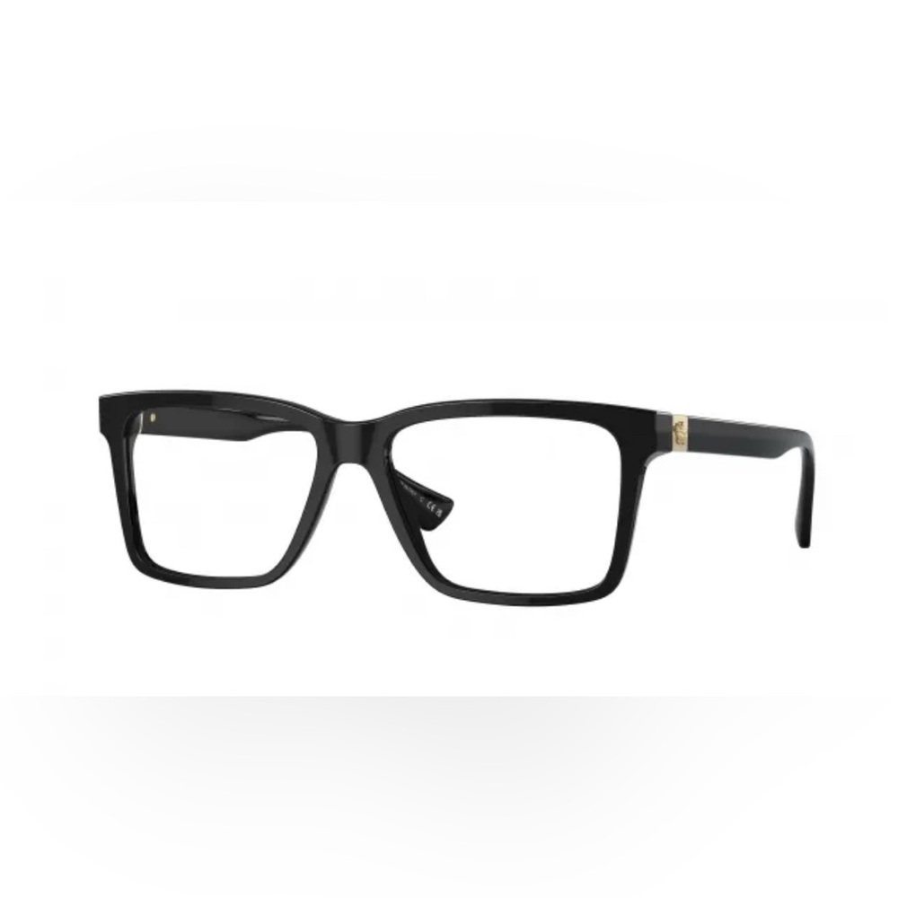 Versace Black and Gold Eye Glasses